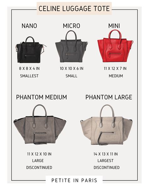 celine luggage bag amazon|Celine luggage bag size comparison.